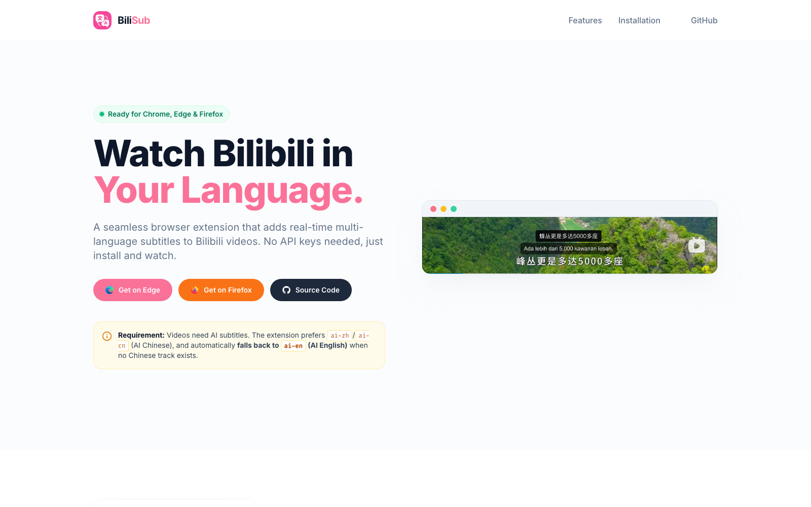 fig. i — the entrance · landing page