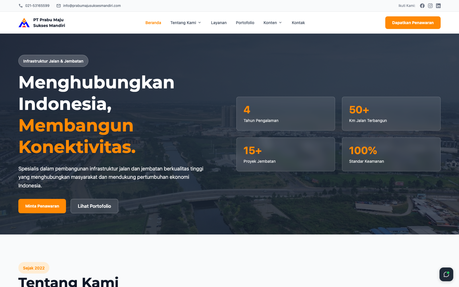 fig. ii — the corporate entrance · live at prabumajusuksesmandiri.com